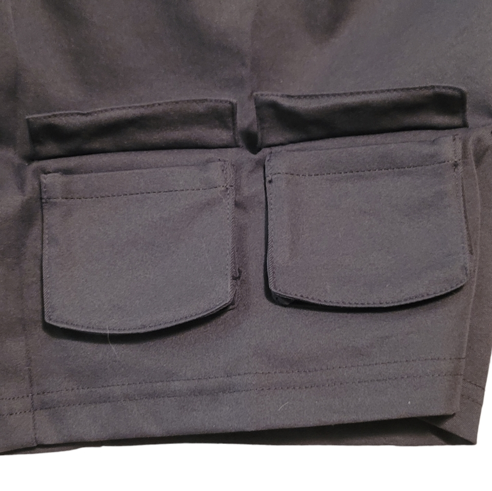 Women's Nike Sportswear Swoosh High Rise Cargo Shorts, Black - Medium - Picture 7 of 12